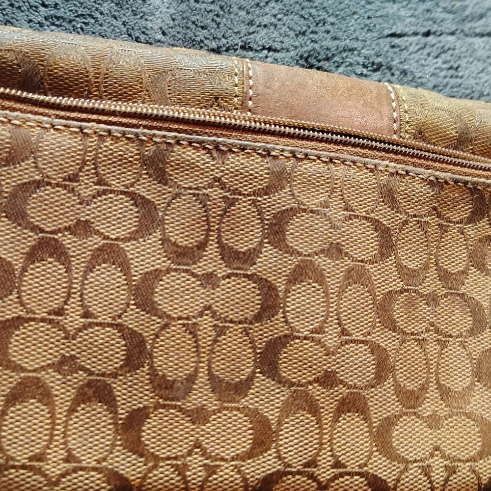 Coach Brown Signature Clutch, Rehab Project!!! - Picture 2 of 6